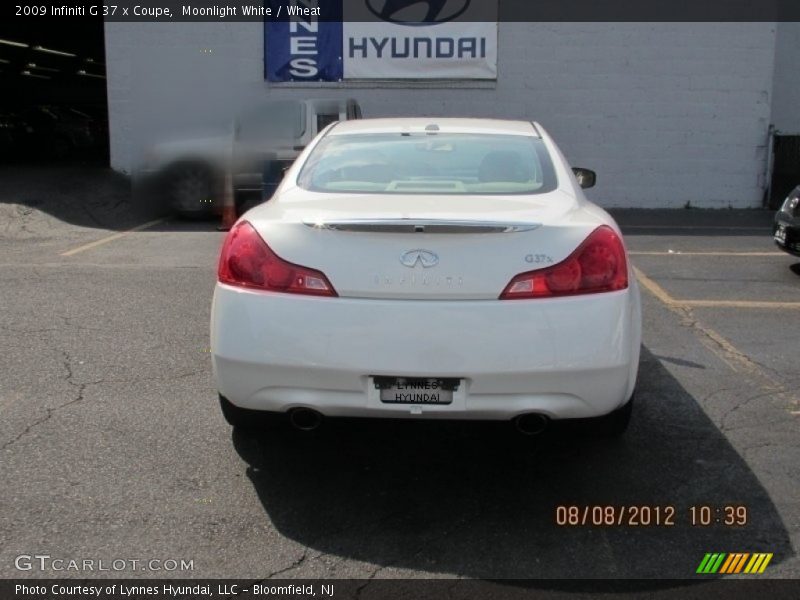 Moonlight White / Wheat 2009 Infiniti G 37 x Coupe