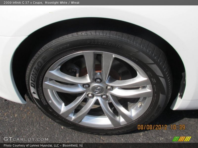 Moonlight White / Wheat 2009 Infiniti G 37 x Coupe