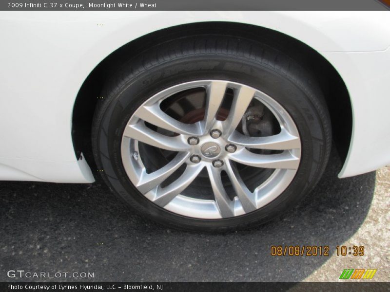 Moonlight White / Wheat 2009 Infiniti G 37 x Coupe