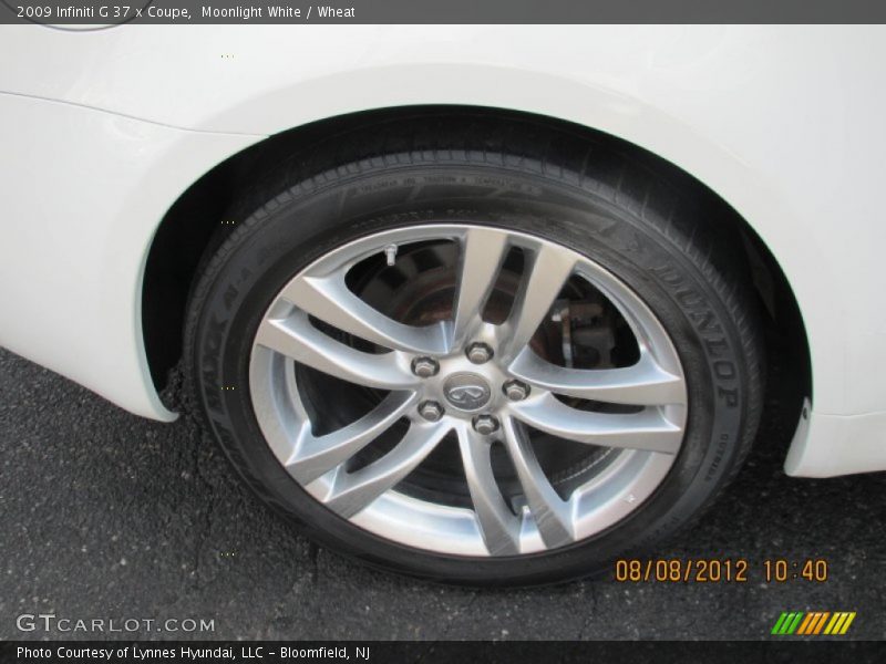 Moonlight White / Wheat 2009 Infiniti G 37 x Coupe