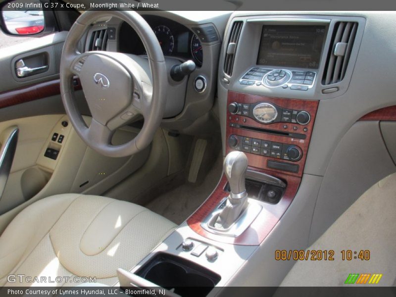 Moonlight White / Wheat 2009 Infiniti G 37 x Coupe