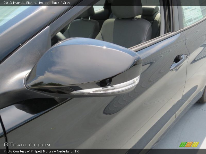 Black / Gray 2013 Hyundai Elantra Limited
