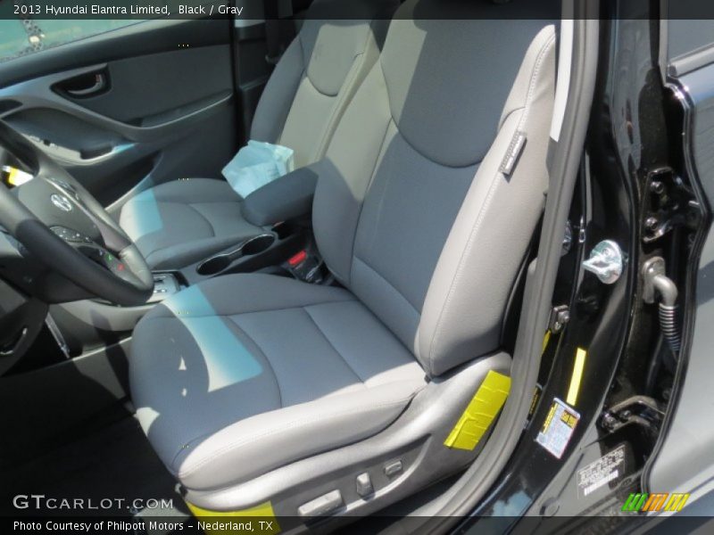 Black / Gray 2013 Hyundai Elantra Limited