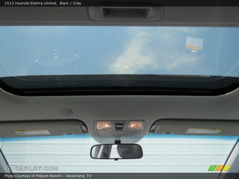 Black / Gray 2013 Hyundai Elantra Limited