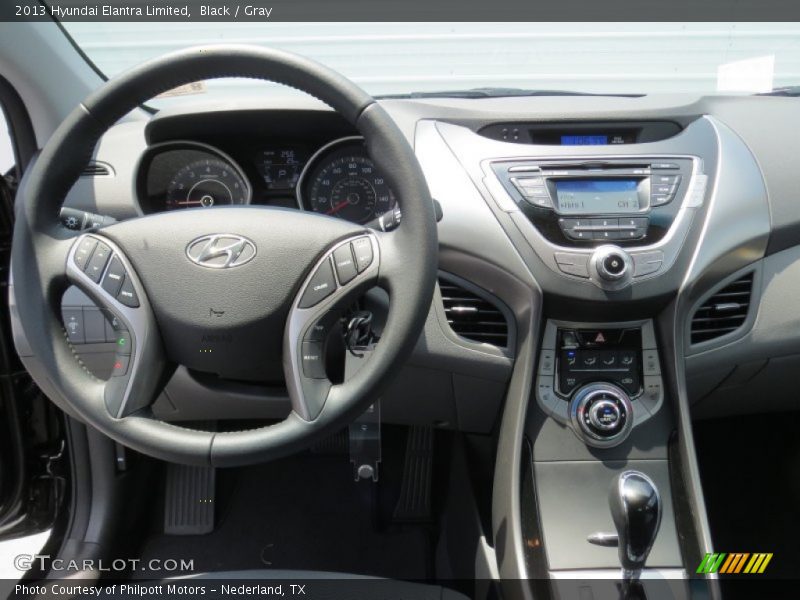 Black / Gray 2013 Hyundai Elantra Limited