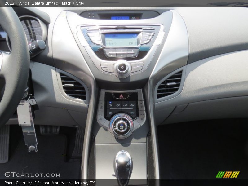 Black / Gray 2013 Hyundai Elantra Limited