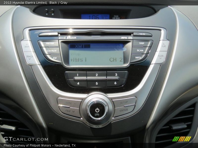 Black / Gray 2013 Hyundai Elantra Limited