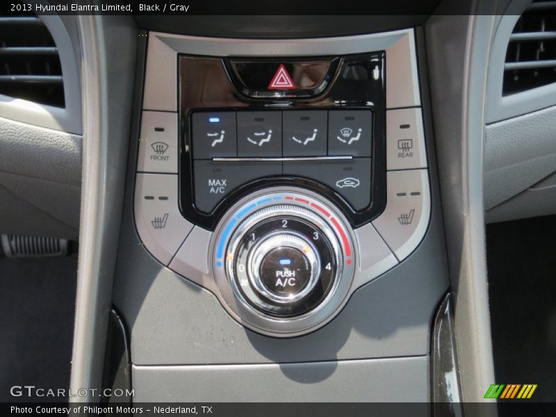 Black / Gray 2013 Hyundai Elantra Limited