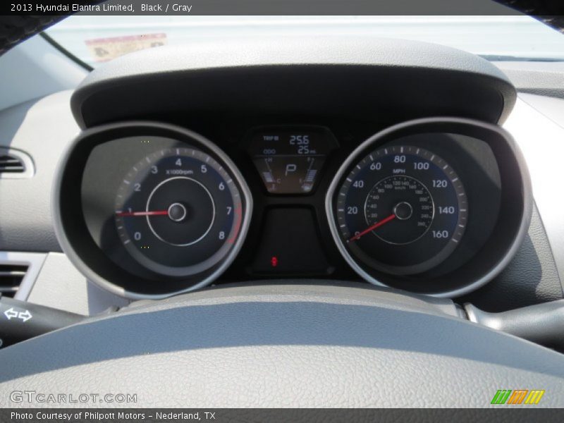 Black / Gray 2013 Hyundai Elantra Limited