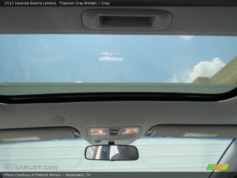 Titanium Gray Metallic / Gray 2013 Hyundai Elantra Limited