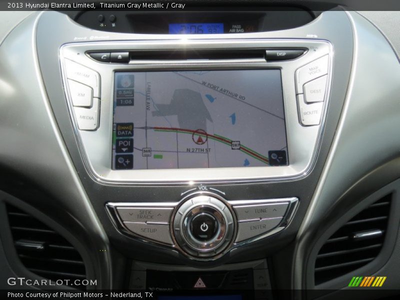 Titanium Gray Metallic / Gray 2013 Hyundai Elantra Limited