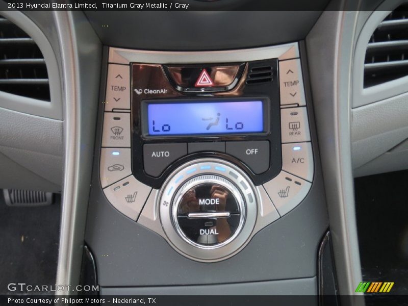 Titanium Gray Metallic / Gray 2013 Hyundai Elantra Limited