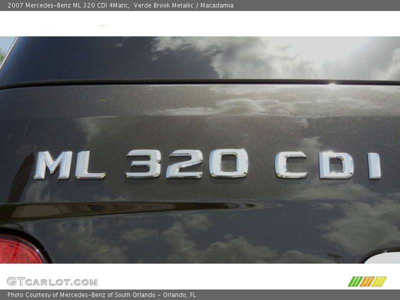 Verde Brook Metallic / Macadamia 2007 Mercedes-Benz ML 320 CDI 4Matic