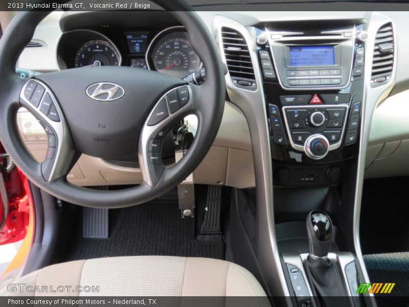 Volcanic Red / Beige 2013 Hyundai Elantra GT