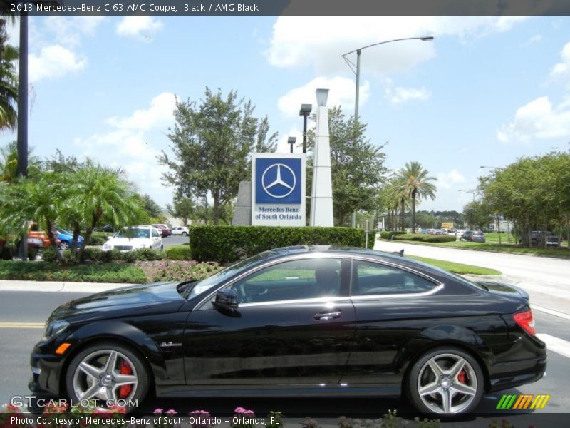 Black / AMG Black 2013 Mercedes-Benz C 63 AMG Coupe