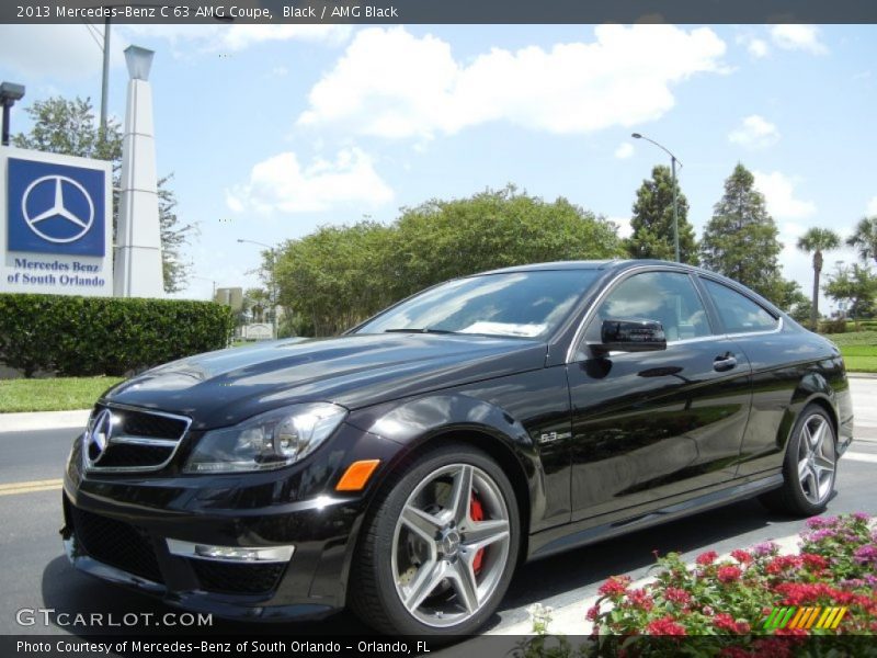 Black / AMG Black 2013 Mercedes-Benz C 63 AMG Coupe