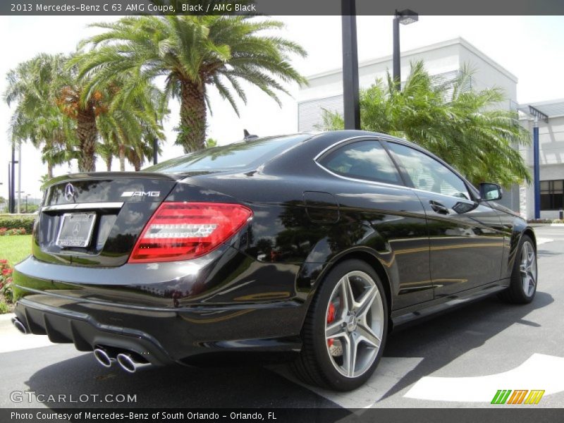 Black / AMG Black 2013 Mercedes-Benz C 63 AMG Coupe