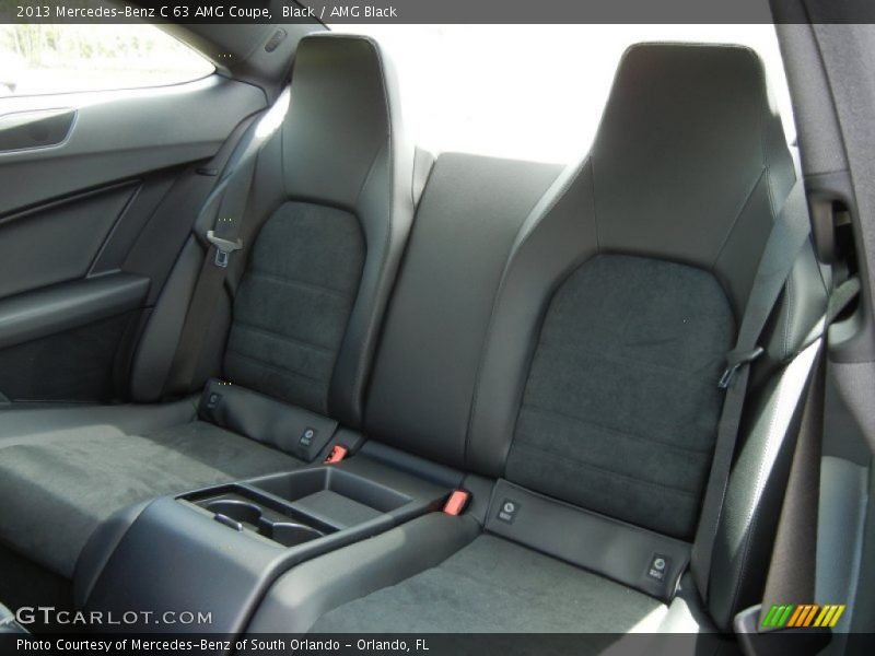 Rear Seat of 2013 C 63 AMG Coupe