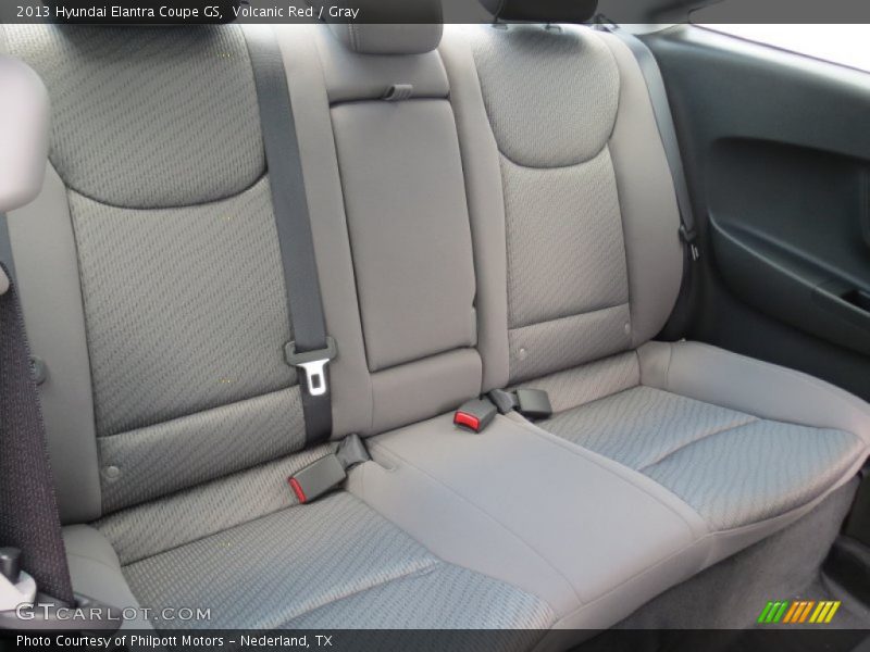 Volcanic Red / Gray 2013 Hyundai Elantra Coupe GS