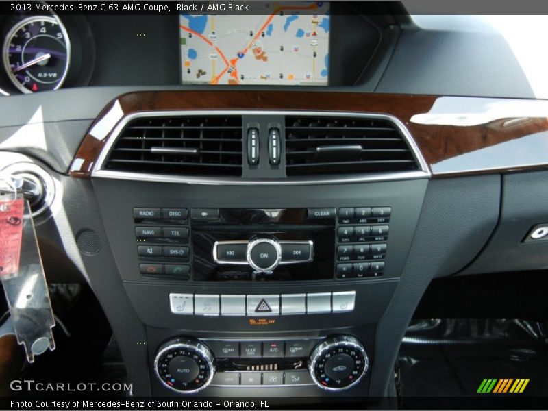 Controls of 2013 C 63 AMG Coupe
