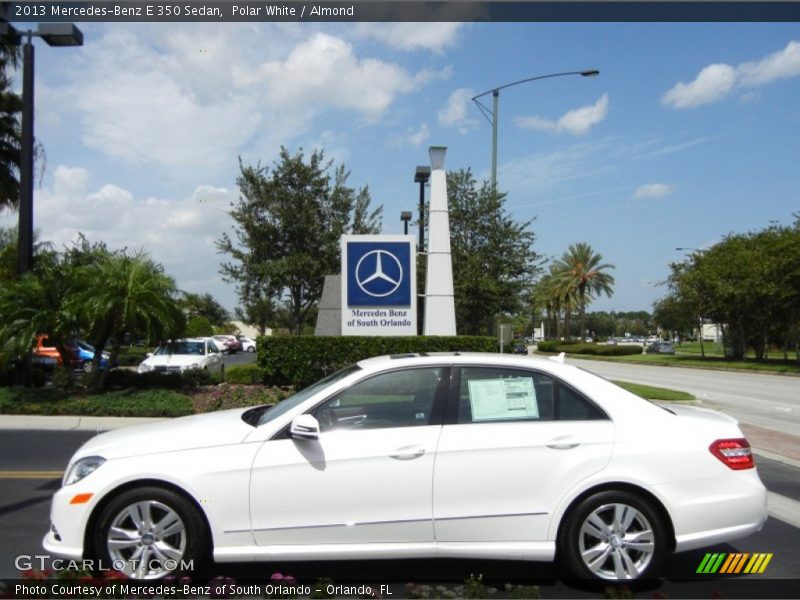 Polar White / Almond 2013 Mercedes-Benz E 350 Sedan