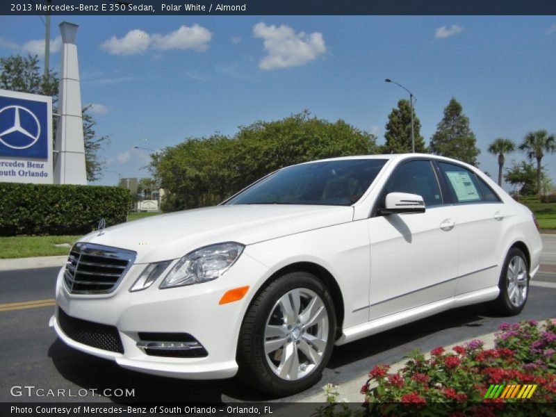 Polar White / Almond 2013 Mercedes-Benz E 350 Sedan