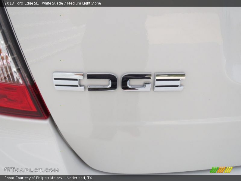White Suede / Medium Light Stone 2013 Ford Edge SE