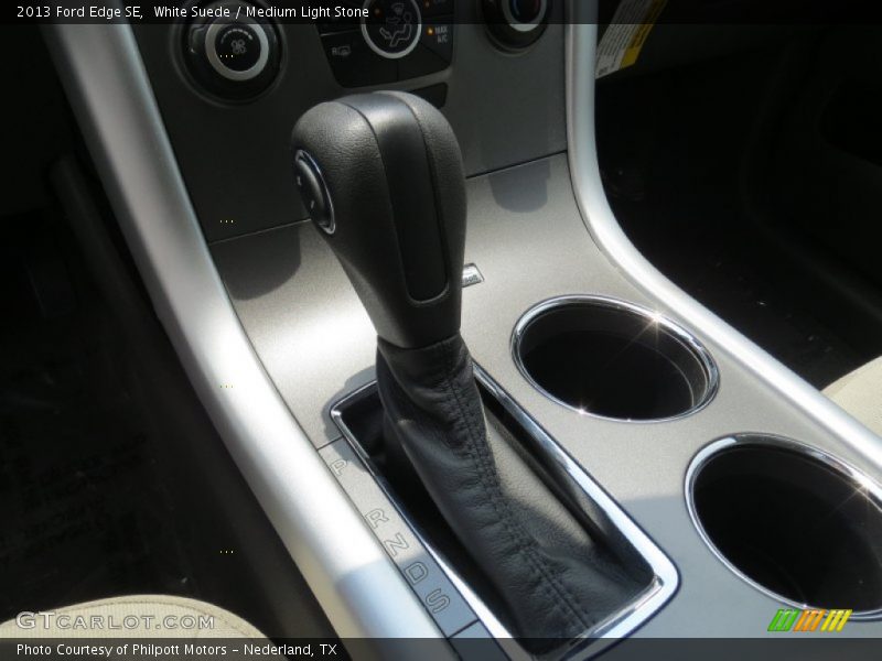 White Suede / Medium Light Stone 2013 Ford Edge SE