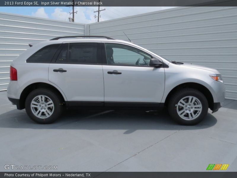 Ingot Silver Metallic / Charcoal Black 2013 Ford Edge SE