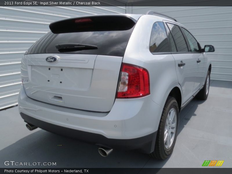 Ingot Silver Metallic / Charcoal Black 2013 Ford Edge SE