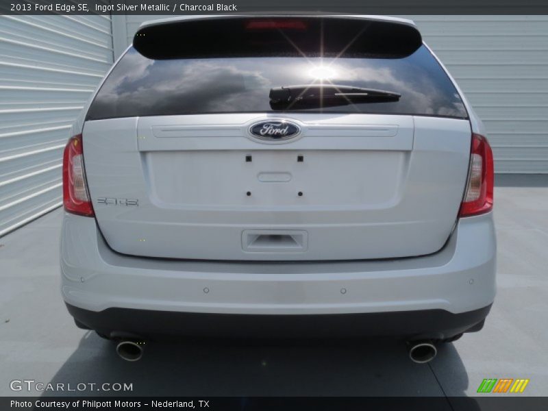 Ingot Silver Metallic / Charcoal Black 2013 Ford Edge SE