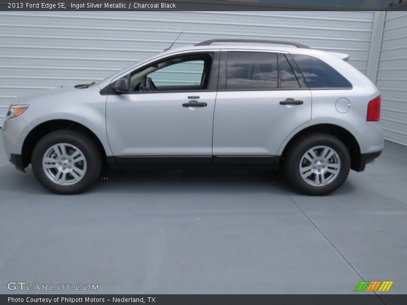 Ingot Silver Metallic / Charcoal Black 2013 Ford Edge SE