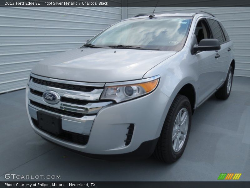 Ingot Silver Metallic / Charcoal Black 2013 Ford Edge SE