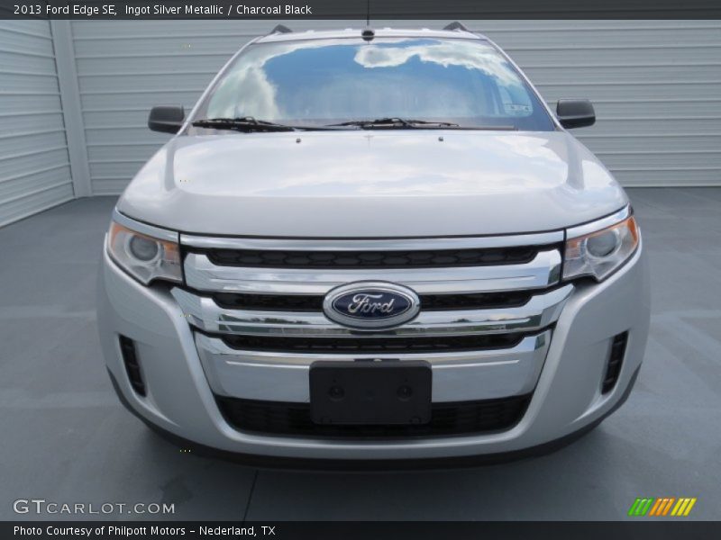 Ingot Silver Metallic / Charcoal Black 2013 Ford Edge SE