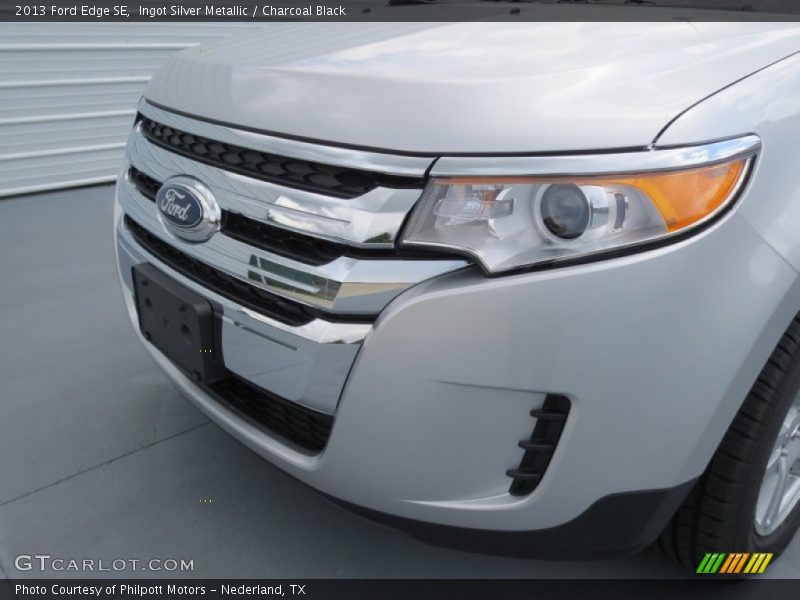 Ingot Silver Metallic / Charcoal Black 2013 Ford Edge SE