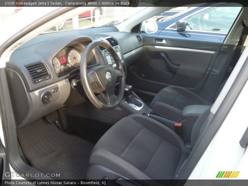Campanella White / Anthracite Black 2008 Volkswagen Jetta S Sedan