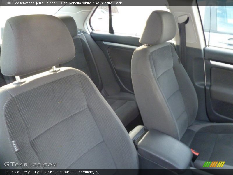 Campanella White / Anthracite Black 2008 Volkswagen Jetta S Sedan