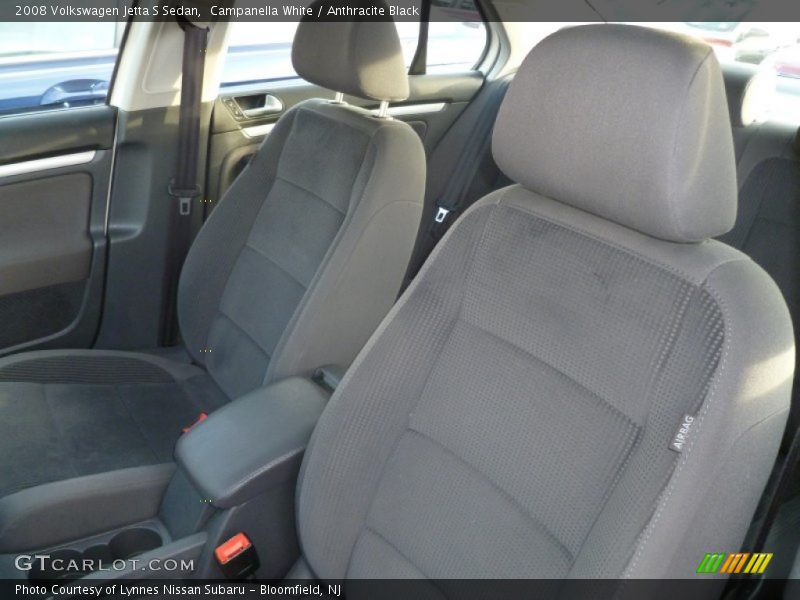 Campanella White / Anthracite Black 2008 Volkswagen Jetta S Sedan