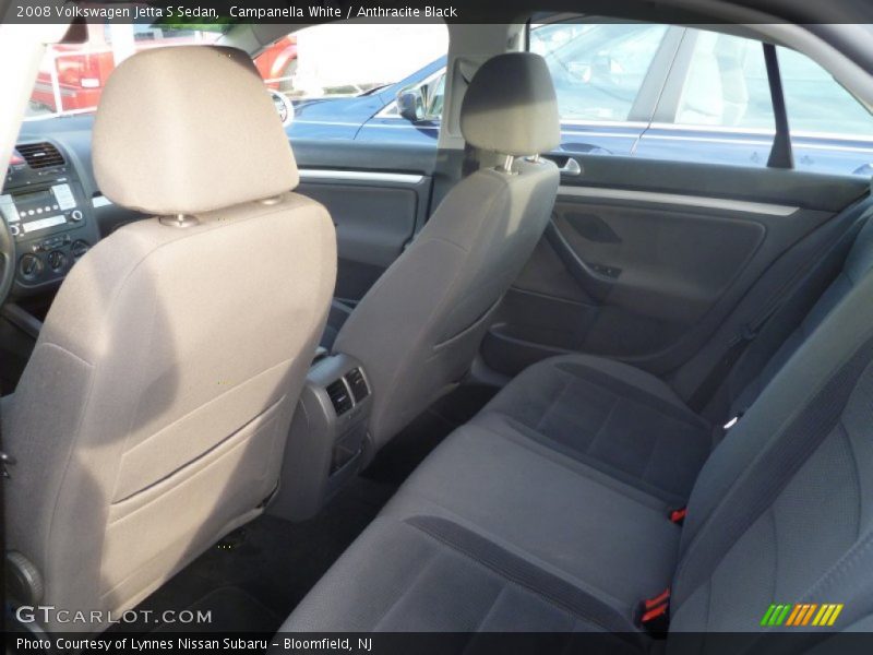 Campanella White / Anthracite Black 2008 Volkswagen Jetta S Sedan