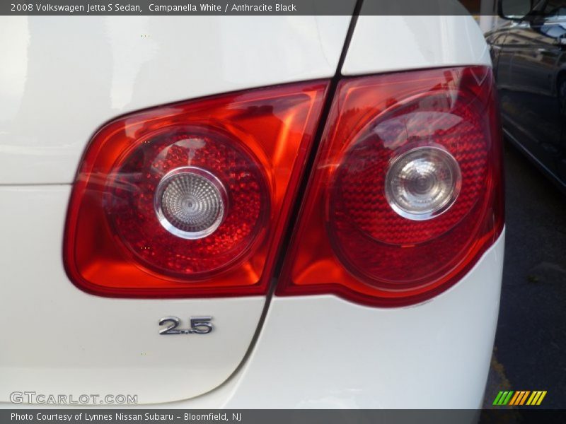 Campanella White / Anthracite Black 2008 Volkswagen Jetta S Sedan