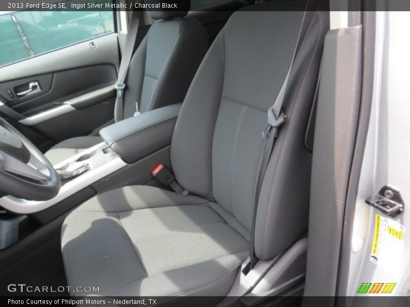 Ingot Silver Metallic / Charcoal Black 2013 Ford Edge SE