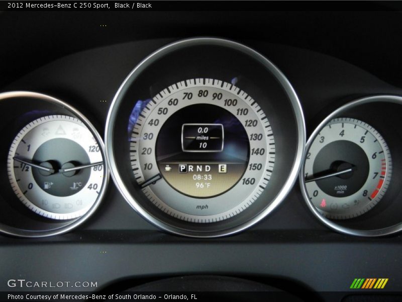 Black / Black 2012 Mercedes-Benz C 250 Sport