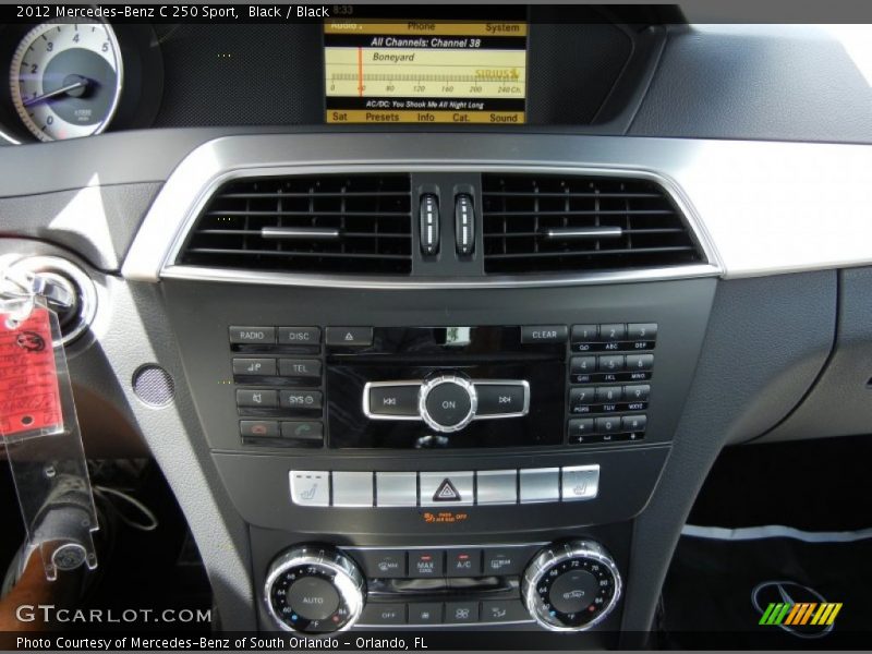 Black / Black 2012 Mercedes-Benz C 250 Sport