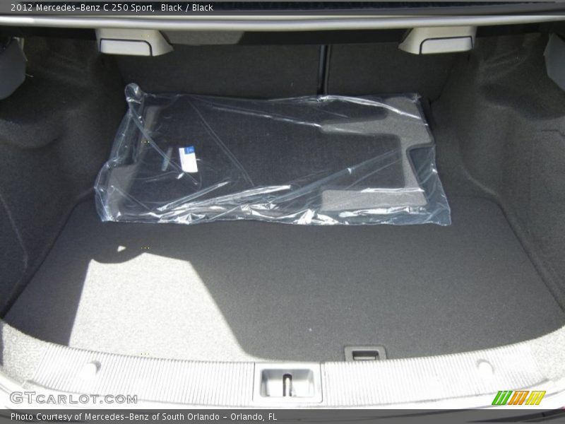 Black / Black 2012 Mercedes-Benz C 250 Sport