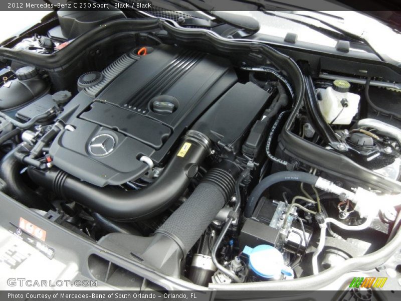 Black / Black 2012 Mercedes-Benz C 250 Sport
