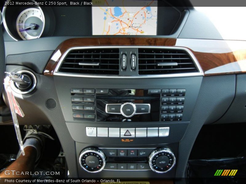 Black / Black 2012 Mercedes-Benz C 250 Sport