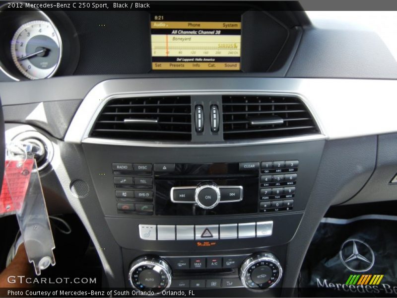 Black / Black 2012 Mercedes-Benz C 250 Sport