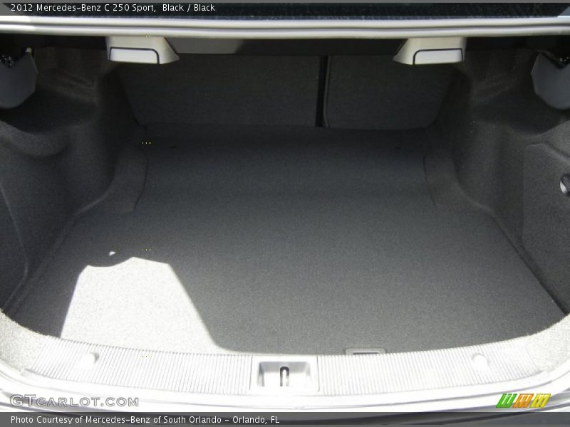 Black / Black 2012 Mercedes-Benz C 250 Sport