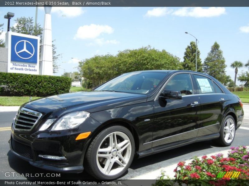Black / Almond/Black 2012 Mercedes-Benz E 350 Sedan