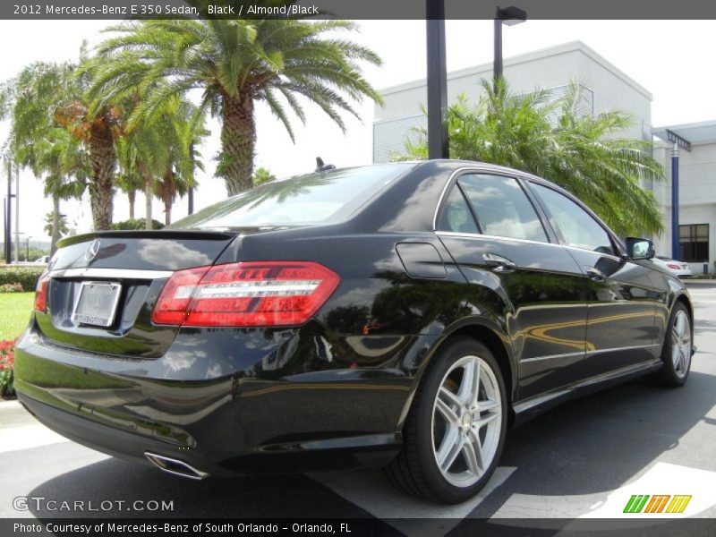 Black / Almond/Black 2012 Mercedes-Benz E 350 Sedan